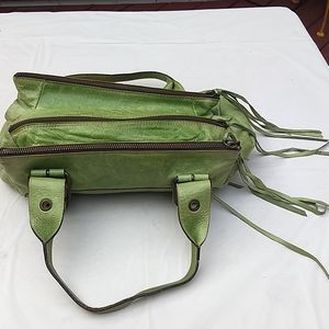 Leather handbag
